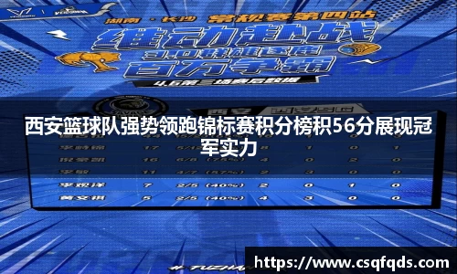 西安篮球队强势领跑锦标赛积分榜积56分展现冠军实力
